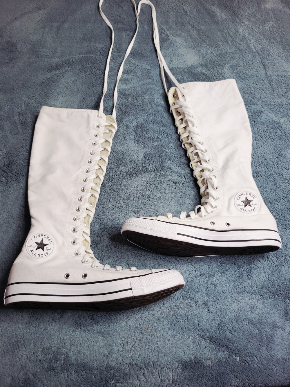 Converse Chuck Taylor All Star XXHi Knee High Sneakers White Womens 10 Nwot